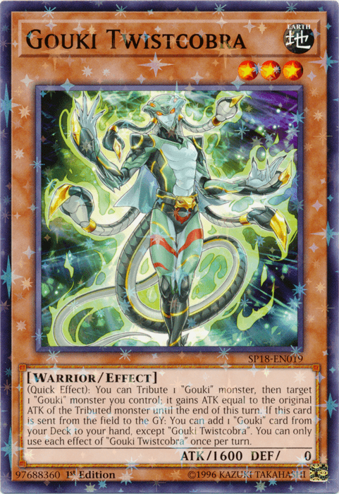 Gouki Twistcobra [SP18-EN019] Starfoil Rare (ONLINE ORDER ONLY)