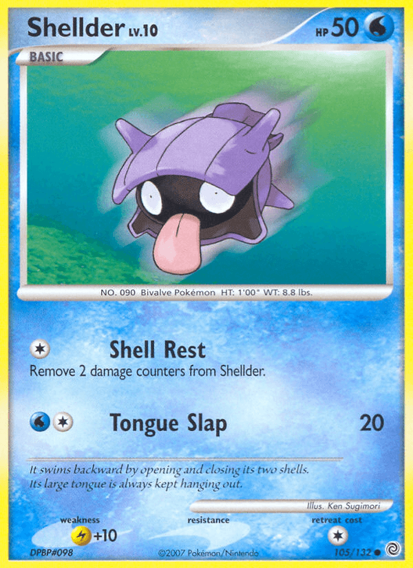 Shellder (105/132) [Diamond & Pearl: Secret Wonders] (Online Only)