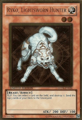 Ryko, Lightsworn Hunter [GLD4-EN024] Gold Rare (ONLINE ORDER ONLY)