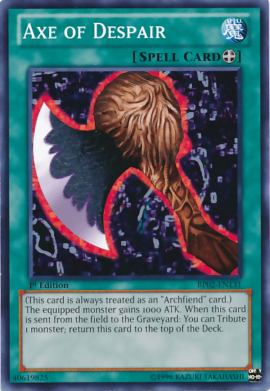 Axe of Despair [BP02-EN131] Mosaic Rare (ONLINE ORDER ONLY)