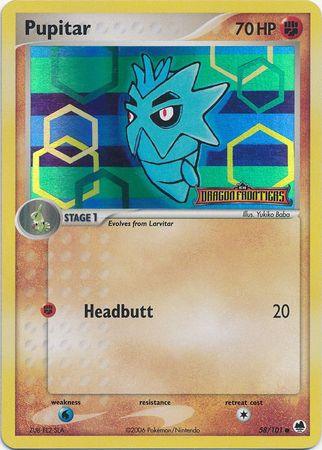 Pupitar (58/101) (Stamped) [EX: Dragon Frontiers] (Online Only)