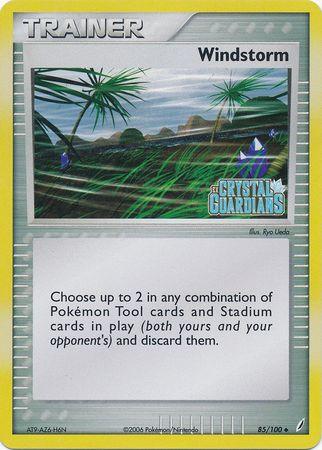Windstorm (85/100) (Stamped) [EX: Crystal Guardians] (Online Only)