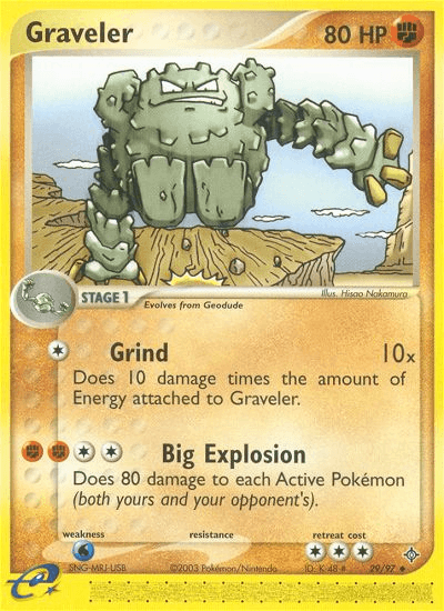 Graveler (29/97) [EX: Dragon] (Online Only)