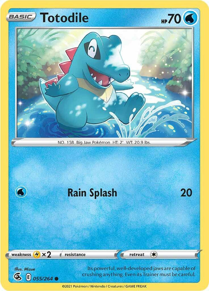 Totodile (055/264) [Sword & Shield: Fusion Strike] (Online Only)