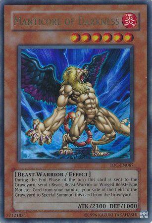 Manticore of Darkness [IOC-EN067] Ultra Rare (ONLINE ORDER ONLY)
