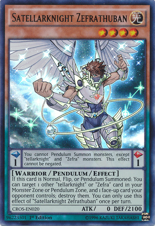Satellarknight Zefrathuban [CROS-EN020] Ultra Rare (ONLINE ORDER ONLY)