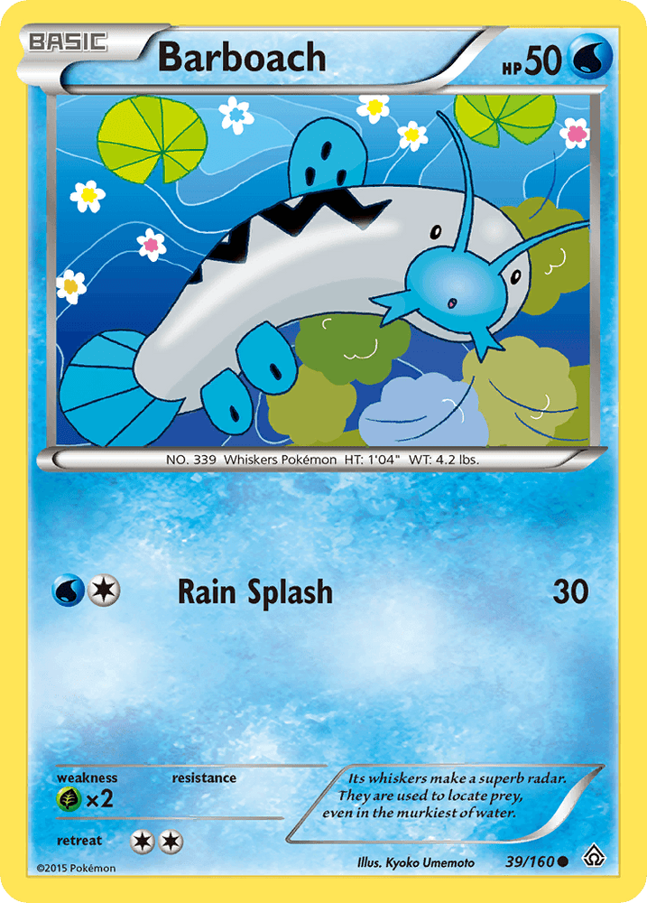 Barboach (39/160) [XY: Primal Clash] (Online Only)