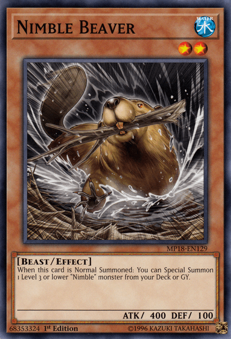 Nimble Beaver [MP18-EN129] Short Print (ONLINE ORDER ONLY)