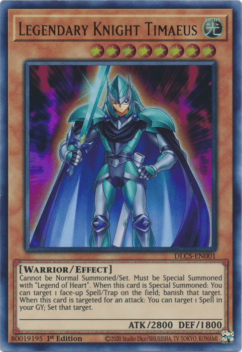 Legendary Knight Timaeus [DLCS-EN001] Ultra Rare (ONLINE ORDER ONLY)