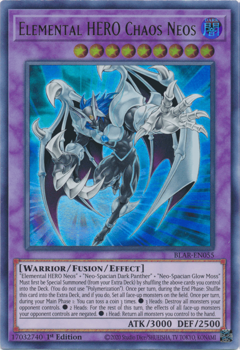 Elemental Hero Chaos Neos [BLAR-EN055] Ultra Rare (ONLINE ORDER ONLY)
