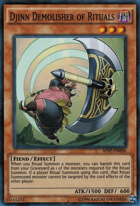 Djinn Demolisher of Rituals [AP07-EN006] Super Rare (ONLINE ORDER ONLY)