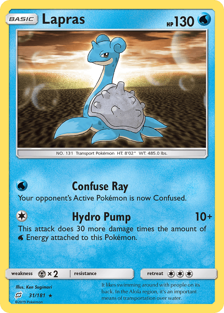 Lapras (31/181) [Sun & Moon: Team Up] (Online Only)