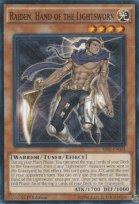 Raiden, Hand of the Lightsworn [SR02-EN022] Common (ONLINE ORDER ONLY)