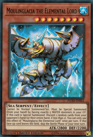 Moulinglacia the Elemental Lord [FLOD-ENSE2] Super Rare (ONLINE ORDER ONLY)