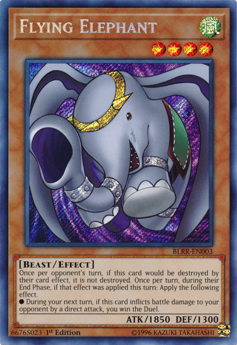 Flying Elephant [BLRR-EN003] Secret Rare (ONLINE ORDER ONLY)