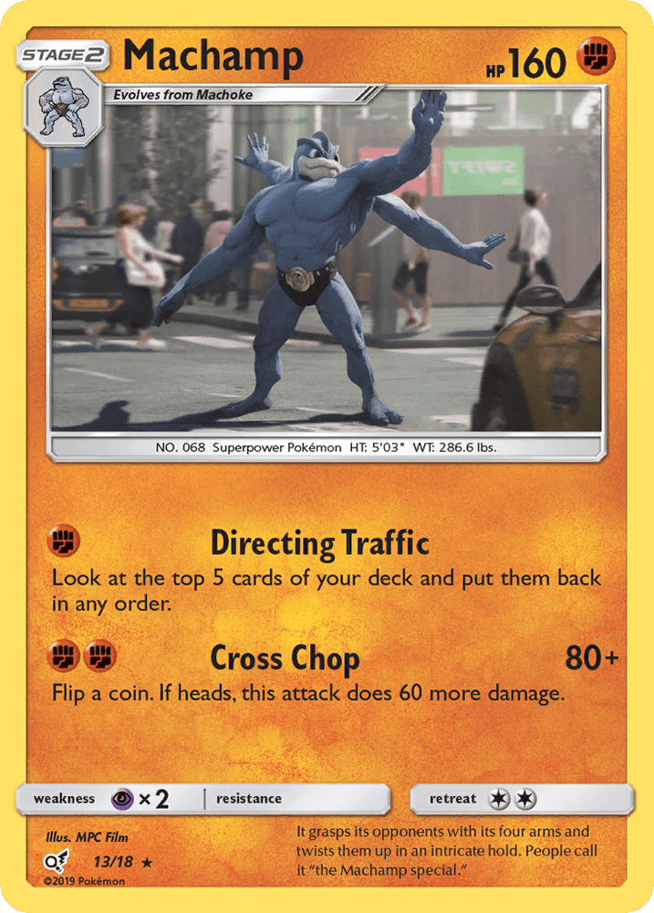 Machamp (13/18) [Sun & Moon: Detective Pikachu] (Online Only)