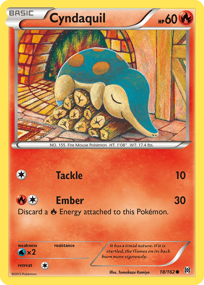Cyndaquil (18/162) [XY: BREAKthrough] (Online Only)