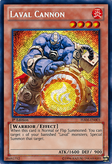 Laval Cannon [HA06-EN003] Secret Rare (ONLINE ORDER ONLY)
