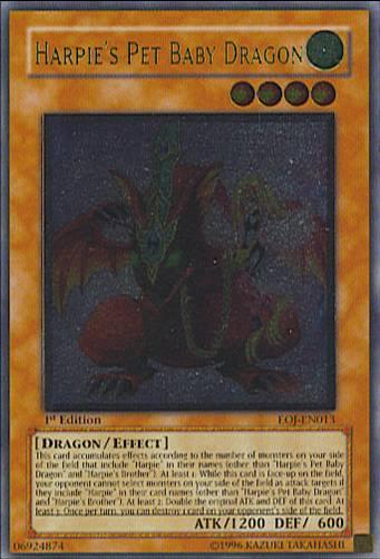 Harpie's Pet Baby Dragon [EOJ-EN013] Ultimate Rare (ONLINE ORDER ONLY)