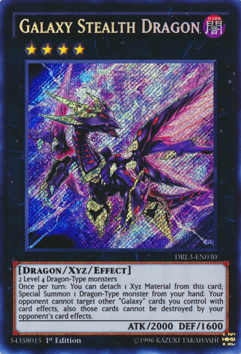 Galaxy Stealth Dragon [DRL3-EN030] Secret Rare (ONLINE ORDER ONLY)