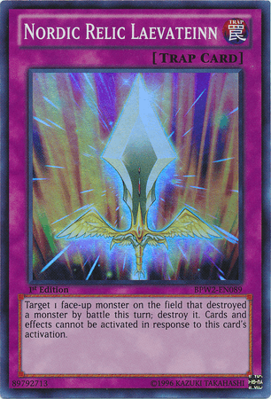 Nordic Relic Laevateinn [BPW2-EN089] Super Rare (ONLINE ORDER ONLY)
