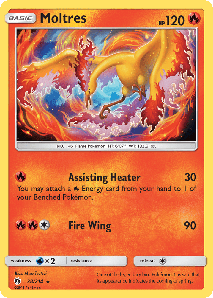 Moltres (38/214) [Sun & Moon: Lost Thunder] (Online Only)