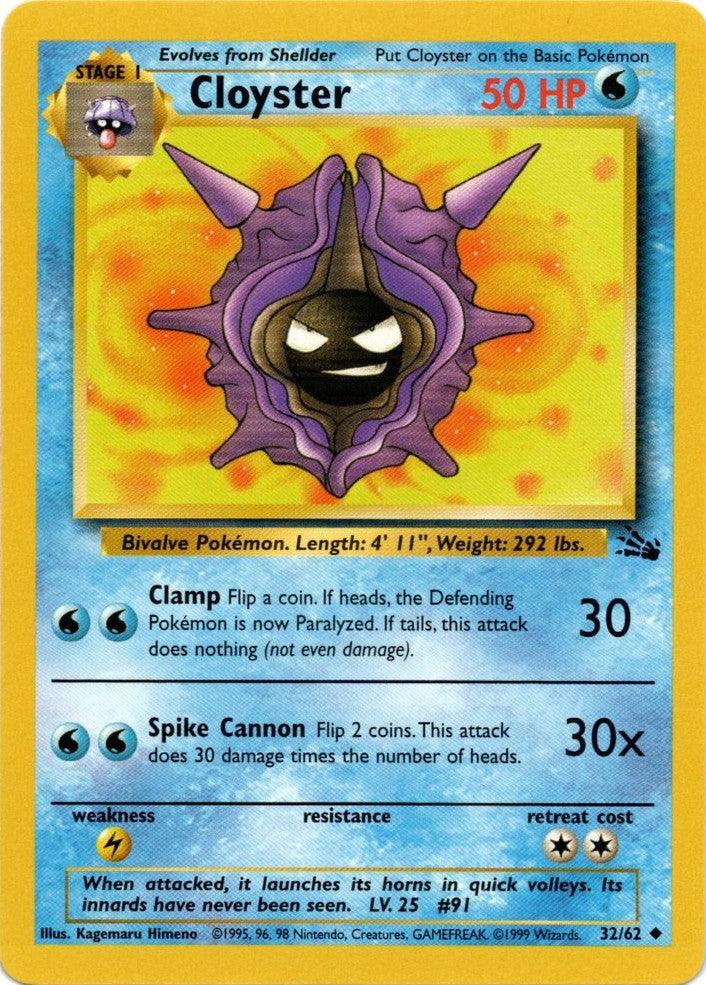Cloyster (32/62) [Fossil Unlimited] (Online Only)