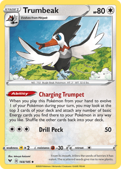 Trumbeak (144/185) [Sword & Shield: Vivid Voltage] (Online Only)