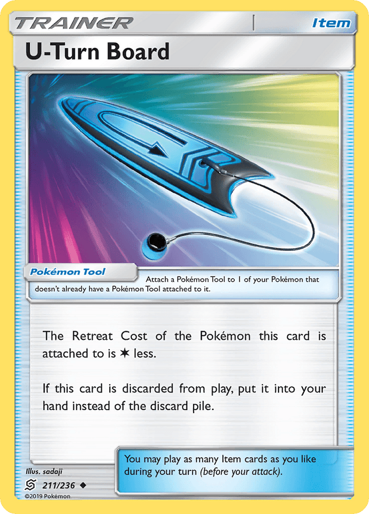 U-Turn Board (211/236) [Sun & Moon: Unified Minds] (Online Only)