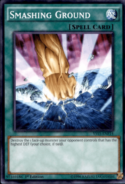 Smashing Ground [YS15-ENF14] Shatterfoil Rare (ONLINE ORDER ONLY)
