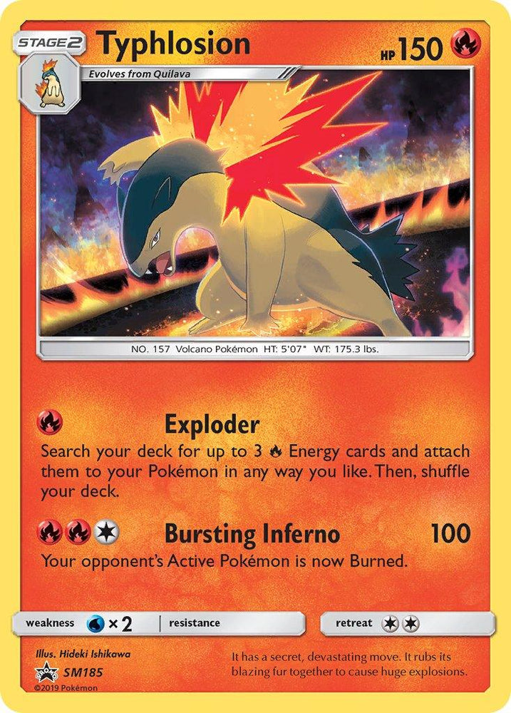 Typhlosion (SM185) [Sun & Moon: Black Star Promos] (Online Only)