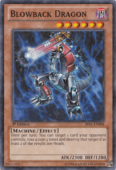 Blowback Dragon [BP01-EN008] Starfoil Rare (ONLINE ORDER ONLY)