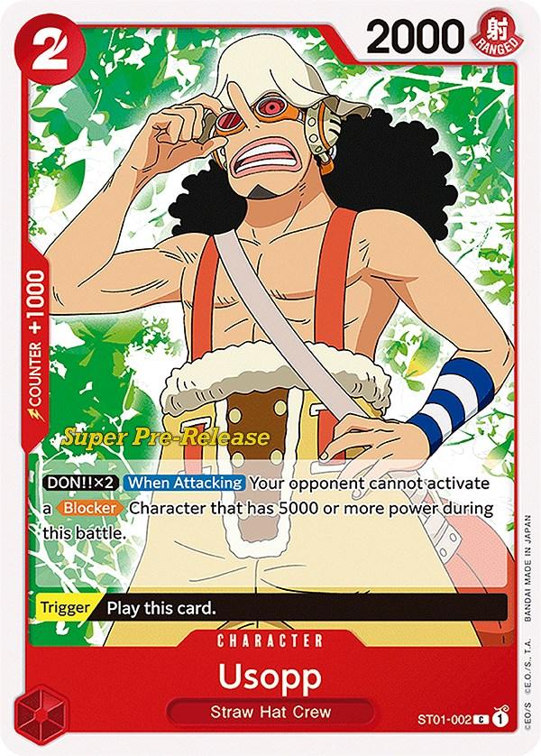 Usopp [Super Pre-Release Starter Deck: Straw Hat Crew] (ONLINE ORDER ONLY)