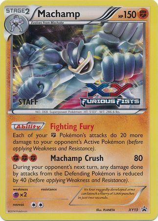 Machamp (XY13) (Staff) [XY: Black Star Promos] (Online Only)