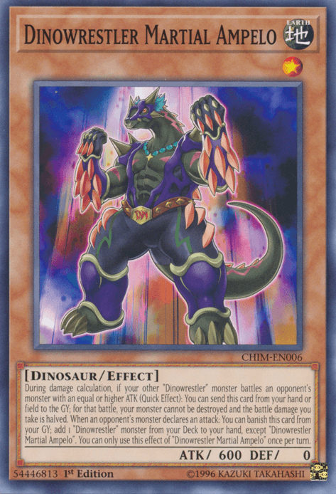 Dinowrestler Martial Ampelo [CHIM-EN006] Common (ONLINE ORDER ONLY)