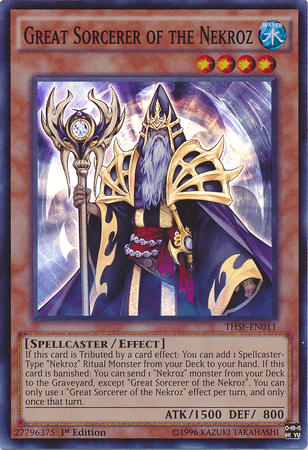 Great Sorcerer of the Nekroz [THSF-EN011] Super Rare (ONLINE ORDER ONLY)