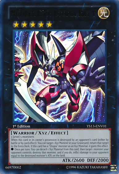 Number C39: Utopia Ray V [YS13-ENV01] Ultra Rare (ONLINE ORDER ONLY)