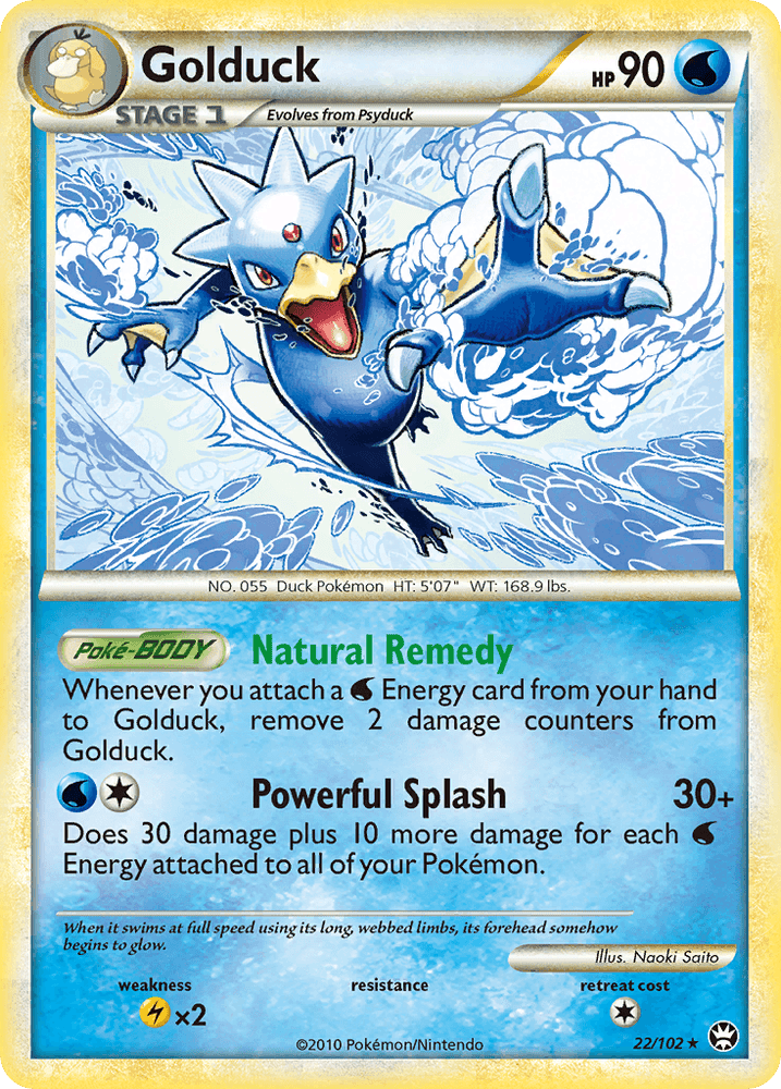 Golduck (22/102) [HeartGold & SoulSilver: Triumphant] (Online Only)