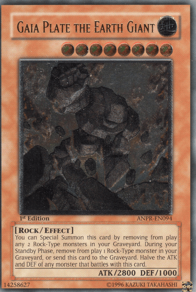 Gaia Plate the Earth Giant (UTR) [ANPR-EN094] Ultimate Rare (ONLINE ORDER ONLY)