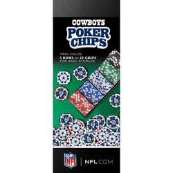 Dallas Cowboys 100 Piece Poker Chips (ONLINE ORDER ONLY)