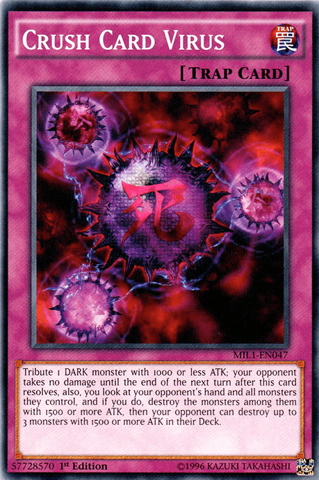Crush Card Virus [MIL1-EN047] Common (ONLINE ORDER ONLY)