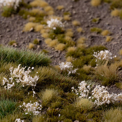 Gamers Grass Tufts: White Flowers - Wild