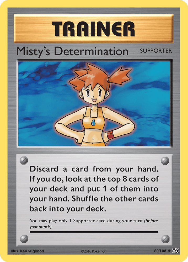 Misty's Determination (80/108) [XY: Evolutions] (Online Only)
