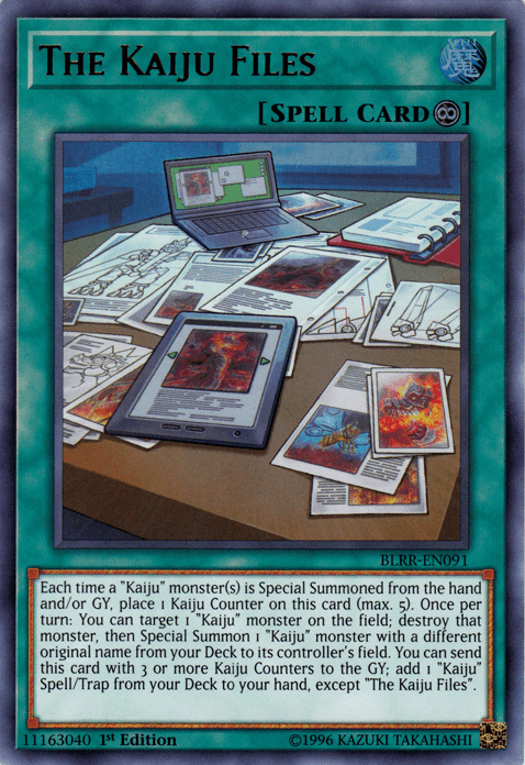 The Kaiju Files [BLRR-EN091] Ultra Rare (ONLINE ORDER ONLY)