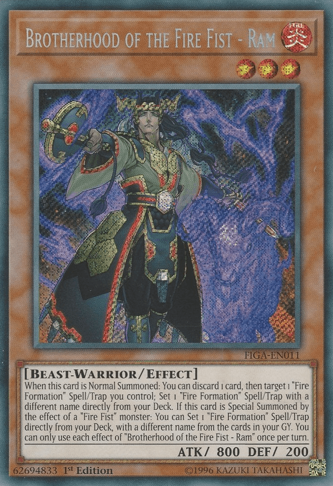 Brotherhood of the Fire Fist - Ram [FIGA-EN011] Secret Rare (ONLINE ORDER ONLY)