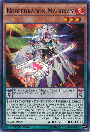 Nobledragon Magician [SDMP-EN003] Super Rare (ONLINE ORDER ONLY)