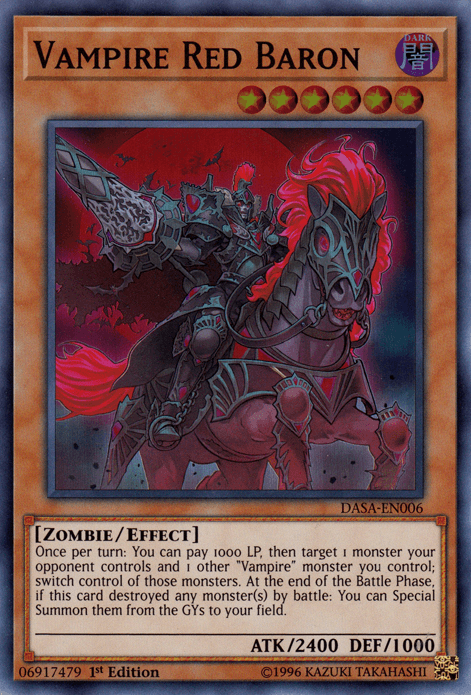 Vampire Red Baron [DASA-EN006] Super Rare (ONLINE ORDER ONLY)