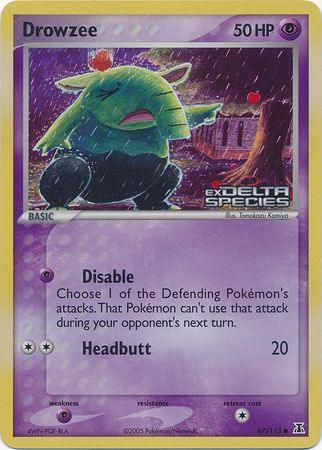 Drowzee (67/113) (Stamped) [EX: Delta Species] (Online Only)