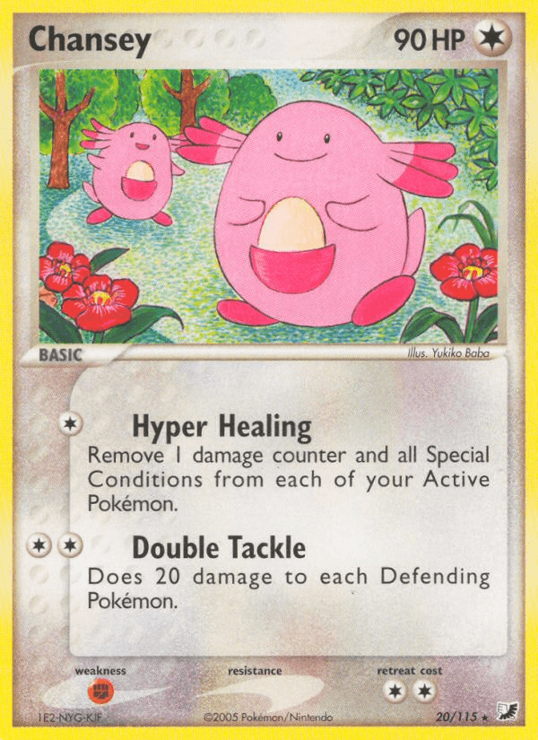Chansey (20/115) [EX: Unseen Forces] (Online Only)