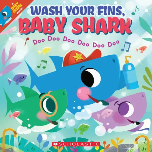Wash Your Fins, Baby Shark (a Baby Shark Book) - Paperback (ONLINE ORDER ONLY)